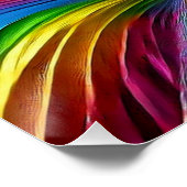 LGBTQカラー付き壁ポスターデザイン ポスター (コーナー)