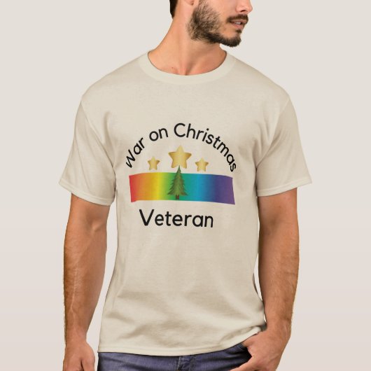 LGBTQクリスマス Tシャツ (正面)