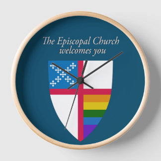 LGBTQクロックを歓迎する聖公会 壁時計