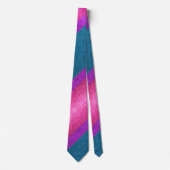 LGBTQグリッターバイセクシュアルゲイプライドスパルクレス ネクタイ (正面)