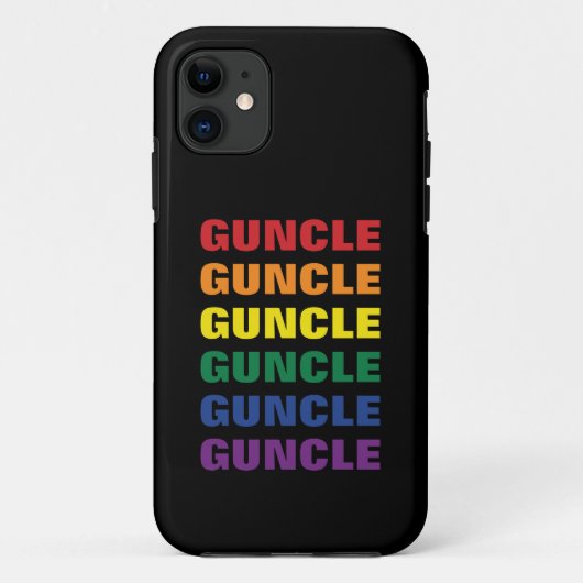 LGBTQゲイプライドおもしろいアンドおもしろいゲイアンクルガンクル Case-Mate iPhoneケース (裏面)