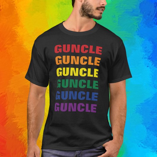 LGBTQゲイプライドおもしろいアンドおもしろいゲイアンクルガンクル Tシャツ
