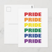LGBTQゲイプライドカスタマイズ可能な中継文字 ポストカード (正面/裏面)