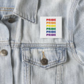LGBTQゲイプライドカスタマイズ可能な繰り返し文字 缶バッジ (インサイチュ)