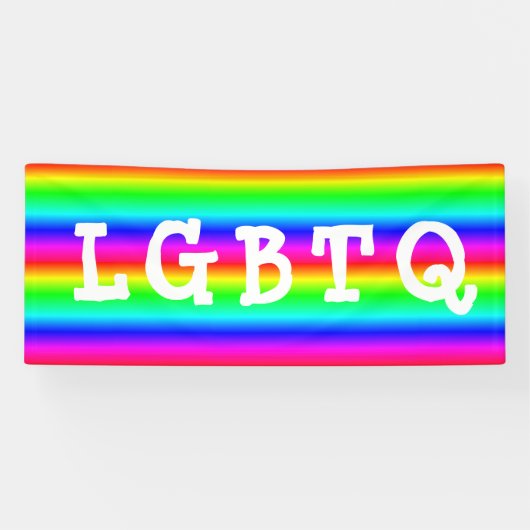 LGBTQゲイプライドレインボーパレードのバナー 横断幕 (横)