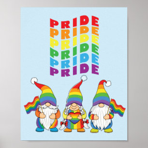 LGBTQゲイプライドレインボー格言 ポスター
