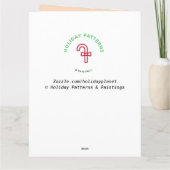 LGBTQゲイプライドレッツゴーレズビアン カード (裏面)