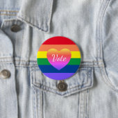LGBTQゲイプライド投票2024選挙の政治 缶バッジ (インサイチュ)