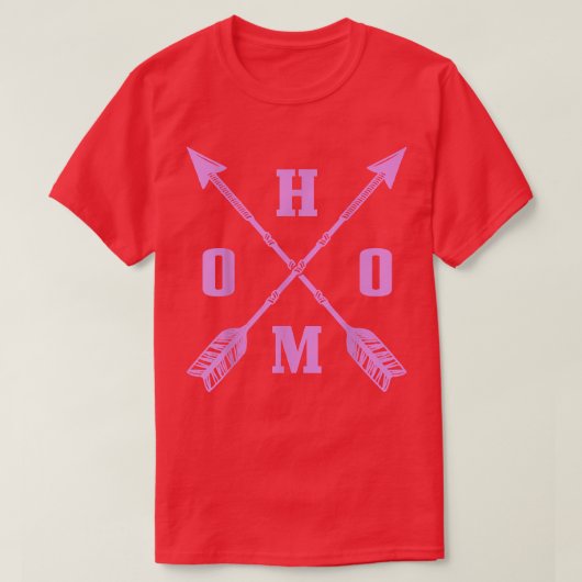 LGBTQゲイプライド月虹の国旗の同性愛者ホモ・ホモ Tシャツ (デザイン正面)