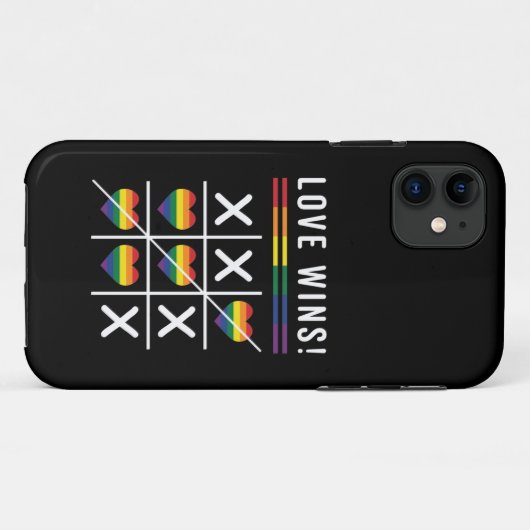 LGBTQゲイプライド Case-Mate iPhoneケース (裏面(横))