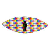 LGBTQゲイマンシルエット&レインボーメン アメリカンフットボール (パネル)