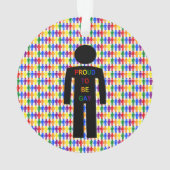 LGBTQゲイマンシルエット&レインボーメン オーナメント (裏面)