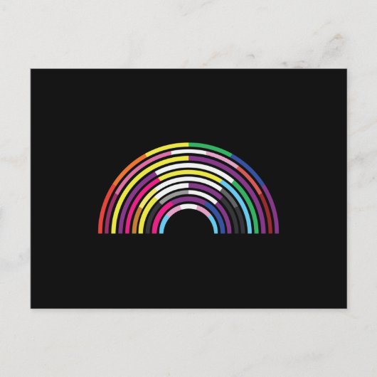 LGBTQゲイレズビアンビトランス ポストカード (正面)