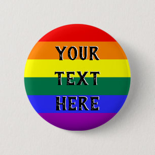 LGBTQゲイレズビアンプライド平等 缶バッジ