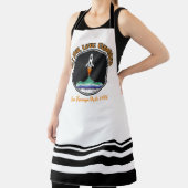 LGBTQゲイ国旗、高フライ、無制限の愛 エプロン (インサイチュ)