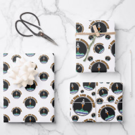 LGBTQゲイ国旗、高フライ、無制限の愛 ラッピングペーパーシート