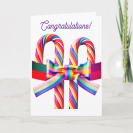 LGBTQゲイ結婚ズ、5" x 7"折り畳みグリーティングカード カード