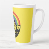 LGBTQゲイ車椅子障害プライド カフェラテマグ (右)