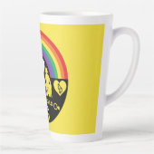 LGBTQゲイ車椅子障害プライド カフェラテマグ (右)