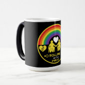 LGBTQゲイ車椅子障害プライド モーフィングマグカップ (正面左)