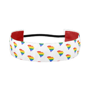 LGBTQサウスカロライナプライド アスレチックヘッドバンド