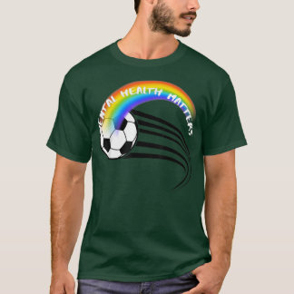 Lgbtqサッカープライドメンタルヘルス問題3053 1385 tシャツ