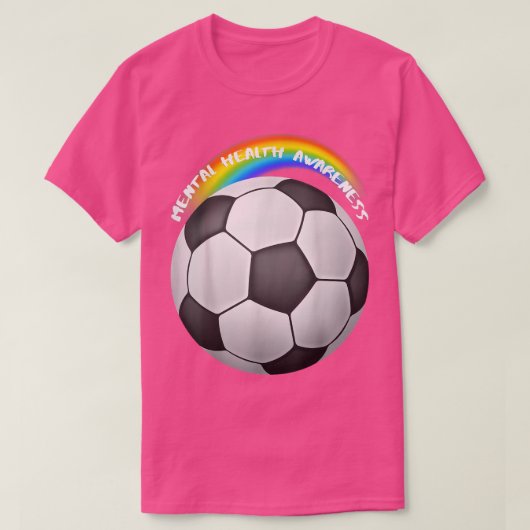 Lgbtqサッカープライドメンタルヘルス認識度3051 138 tシャツ (デザイン正面)