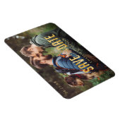 LGBTQシンプル伝統的写真で日付を保存 マグネット (右側)