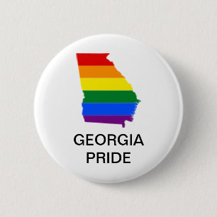 LGBTQジョージアプライドボタン 缶バッジ