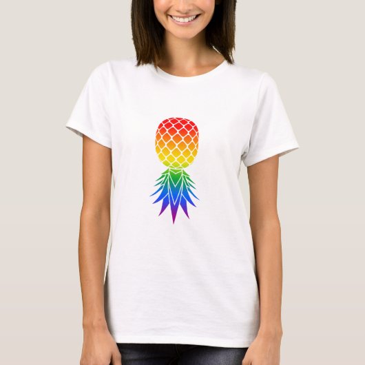 LGBTQスインガー プライド (ブラック) Tシャツ (正面)