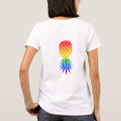 LGBTQスインガー プライド (ブラック) Tシャツ (裏面)