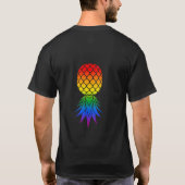 LGBTQスインガー プライド (ブラック) Tシャツ (裏面)
