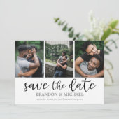 LGBTQスクリプモダント写真コラージュ セーブザデート (スタンド正面)