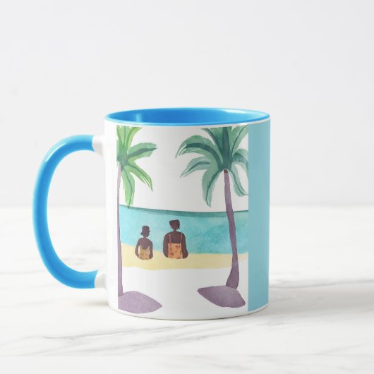 Lgbtqトラストは頼りになるスタッフ マグカップ (左)