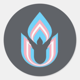 LGBTQトランスジェンダーのユニタリアン主義の聖人 ラウンドシール