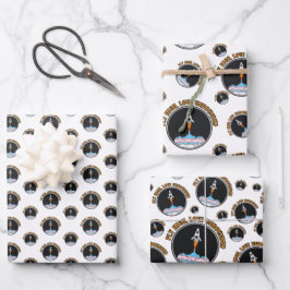 LGBTQトランスジェンダー国旗、高い飛び方、無制限の愛 ラッピングペーパーシート