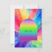 lgbtqトランスジェンダー結婚ー 出欠カード (裏面)