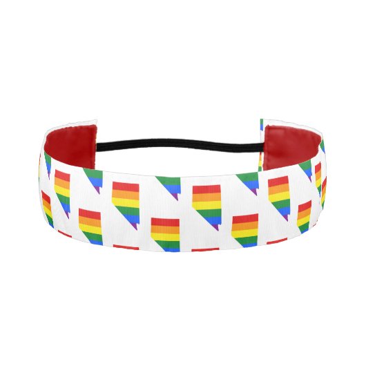 LGBTQネバダプライド アスレチックヘッドバンド (正面)