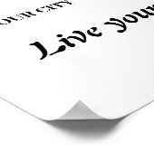 LGBTQハッピープライド：パンセクシャルカラーのひまわり ポスター (角)