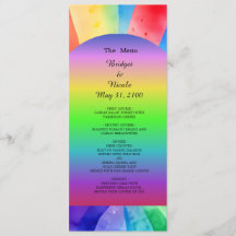 lgbtqバイセクシュアルウェディングプログラム&メニュー