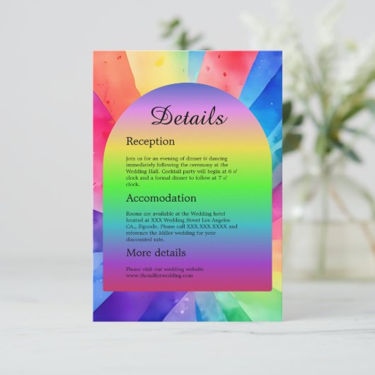 lgbtqバイセクシ結婚アル エンクロージャーカード (スタンド正面)