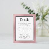 LGBTQバラ金ゴールドモダン詳細 エンクロージャーカード (スタンド正面)