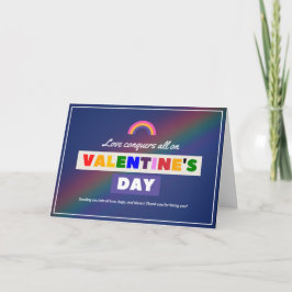 LGBTQバレンタインデー Love Conquers All カード
