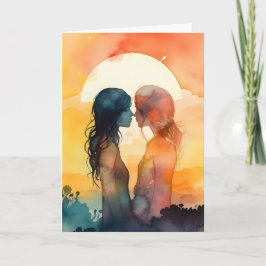 LGBTQバレンタイン・アニバーサリー カップルカード カード