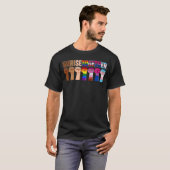 LGBTQパレードLGBTゲイプライド Tシャツ (正面フル)