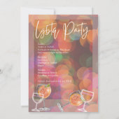 lgbtqパーティー&カクテルウィークエンド 招待状 (裏面)