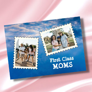 LGBTQファーストクラスMOMS MOMS 2最高のの写真カスタム写真 カード