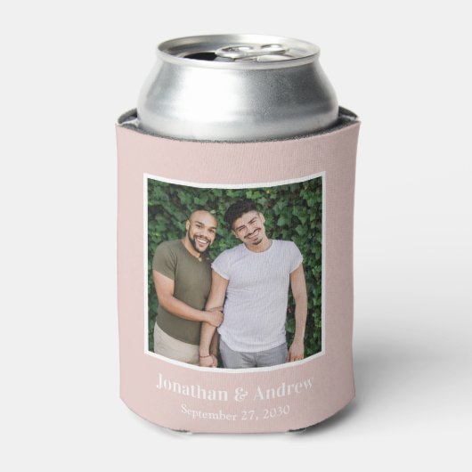 LGBTQフォトウェディング 缶クーラー (缶正面)