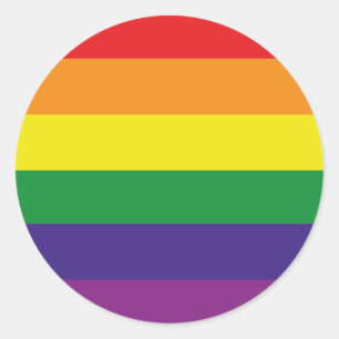 LGBTQフラグ ラウンドシール