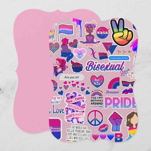 LGBTQフラットカード (正面/裏面)